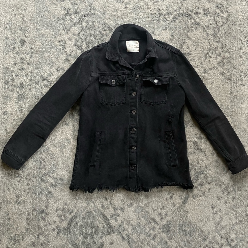 Altar’d State Distressed Denim Jacket - Picture 2 of 5